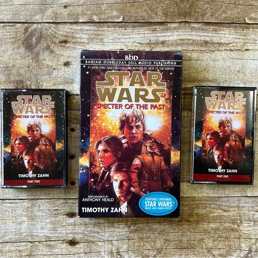 Star Wars Specter of the Past Timothy‎ Zahn Audiobook 2 Cassette Set 1997 BDD